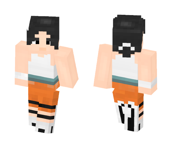 Chell (Portal 2) - Female Minecraft Skins - image 1