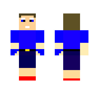 Sume guy in slippers