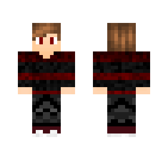 Red-Eyed Boy - Boy Minecraft Skins - image 2