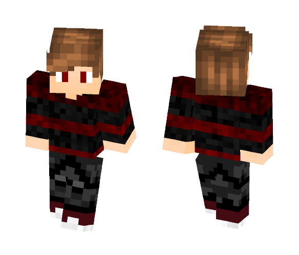 Red-Eyed Boy - Boy Minecraft Skins - image 1