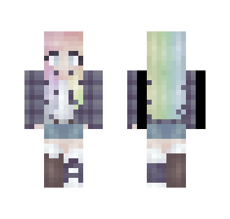 rainbow + plaid = pain