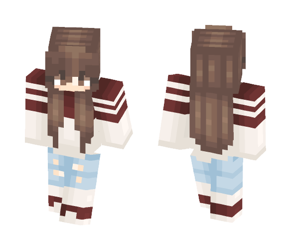 burgundy - Female Minecraft Skins - image 1