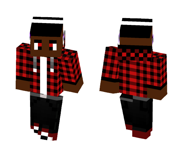Gamer skin in Flannel Shirt - Male Minecraft Skins - image 1