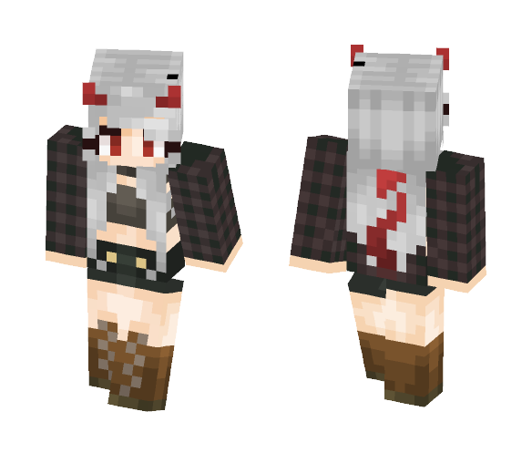 Demon Girl {Request} - Girl Minecraft Skins - image 1