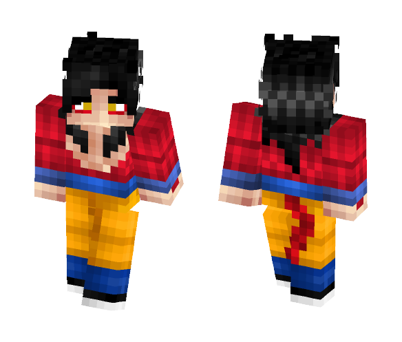 Goku Super Saiyan 4|Dragonball GT - Male Minecraft Skins - image 1