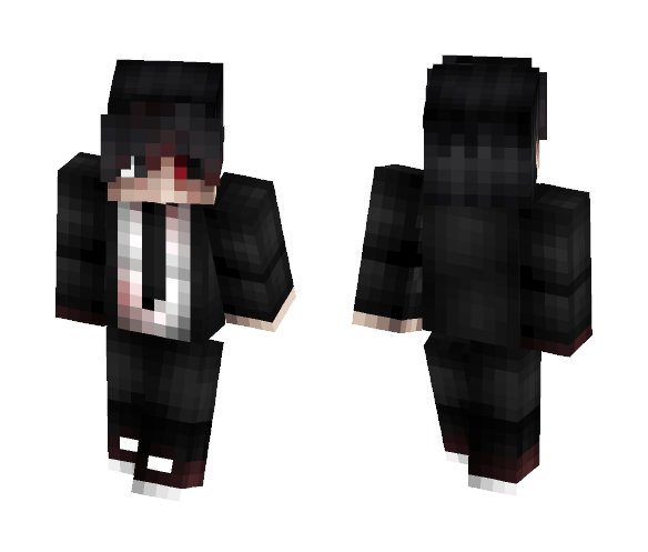 Kaneki TG:re - Male Minecraft Skins - image 1