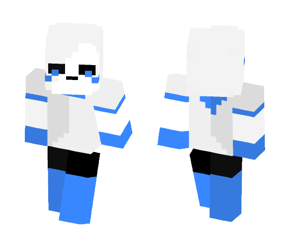 blueberry sans shading test - Male Minecraft Skins - image 1