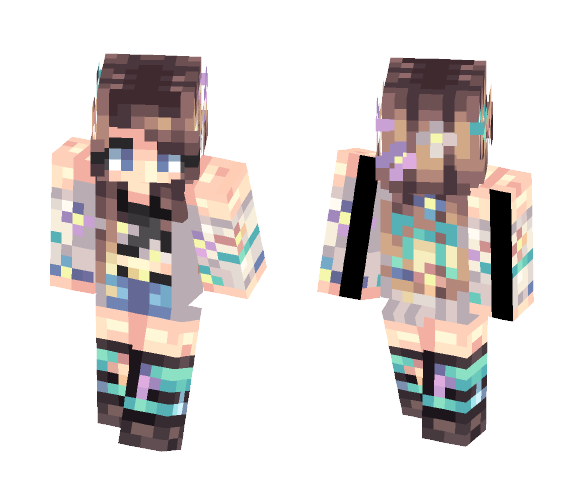 Download Free Gossip Girl Skin for Minecraft image 1 Gossip Girl - Girl Minecraft Skins - image 1