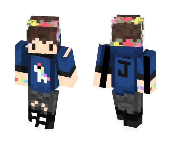 Jasper's Unicorn Skin - Male Minecraft Skins - image 1