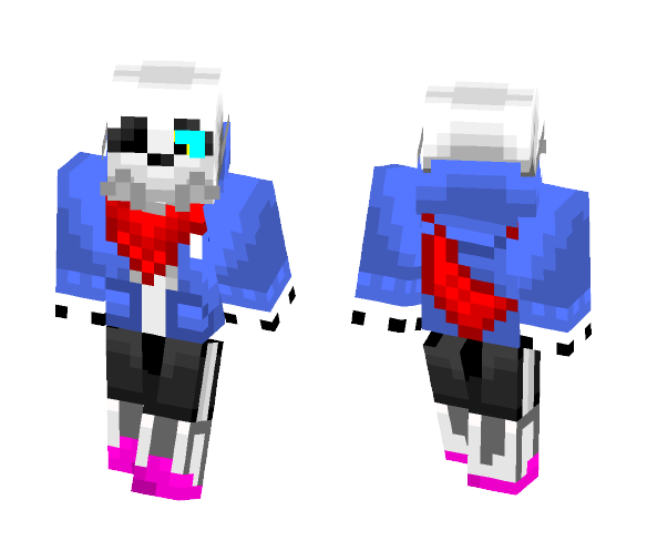 Genocide Route Sans - Male Minecraft Skins - image 1
