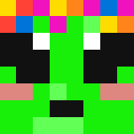 Alien w/ Socks and Flower Crown - Flower Crown Minecraft Skins - image 3