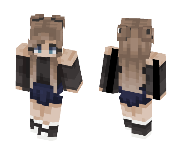 Black Sky | ????????????????__ - Female Minecraft Skins - image 1