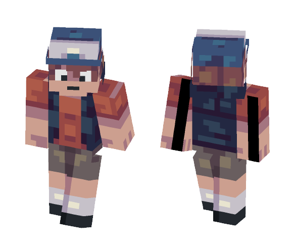Dipper Pines (Gravity Falls) - Male Minecraft Skins - image 1
