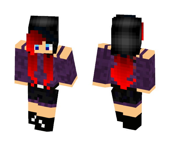 Emo girl - Girl Minecraft Skins - image 1