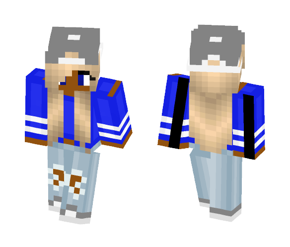 Black n Blonde - Female Minecraft Skins - image 1