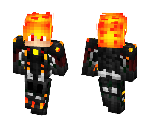 Fire boy - Boy Minecraft Skins - image 1