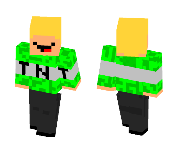 Green TNT Man - Male Minecraft Skins - image 1