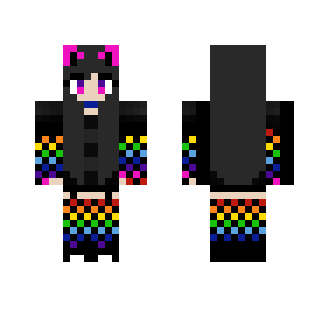~Rainbow Girl~ - Female Minecraft Skins - image 2