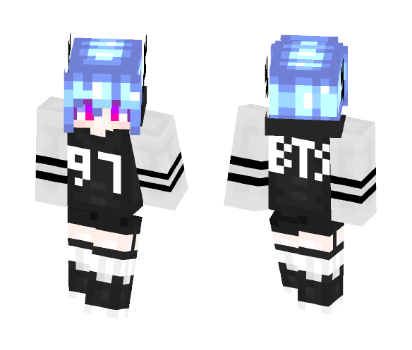 kpop OC skin [BTS] ((milkyprince)) - Male Minecraft Skins - image 1