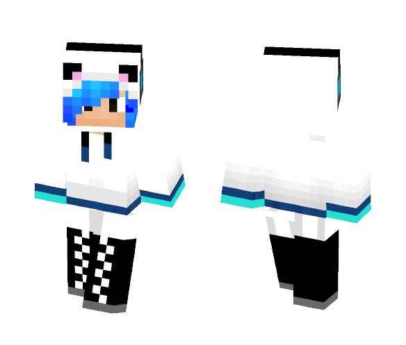 Panda Girl - Girl Minecraft Skins - image 1