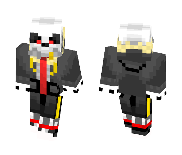 Underfell Sans - Male Minecraft Skins - image 1