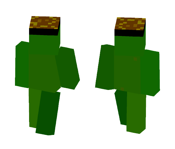 SpongeBob trash can - Male Minecraft Skins - image 1