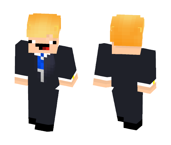 Download Free Donald Trump (Derp) Skin for Minecraft image 1 Donald Trump (Derp) - Male Minecraft Skins - image 1