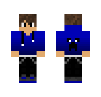 Blue Pro Gamer - Male Minecraft Skins - image 2