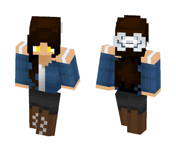 Download Free Bella Skin for Minecraft image 1 Bella - Female Minecraft Skins - image 1