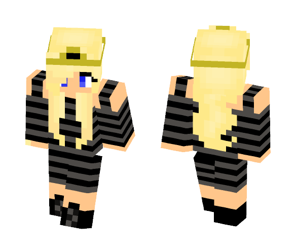 Download Free Goth Girl Princess Skin for Minecraft image 1 Goth Girl Princess - Girl Minecraft Skins - image 1