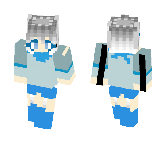 Download Free Mwah Hah Hah! ~Smol BlueBerry Azzy~ Skin for Minecraft image 1 Mwah Hah Hah! ~Smol BlueBerry Azzy~ - Female Minecraft Skins - image 1