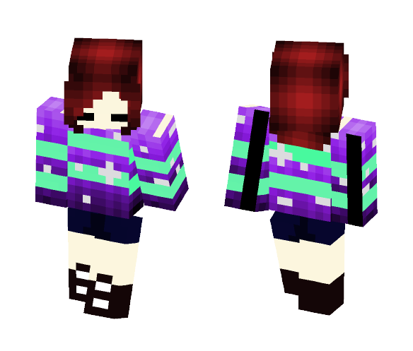 Lapsetale Frisk - Female Minecraft Skins - image 1
