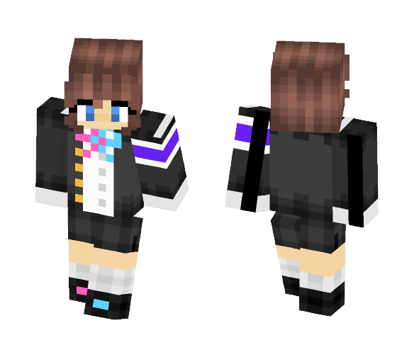 Secritale Frisk - Female Minecraft Skins - image 1