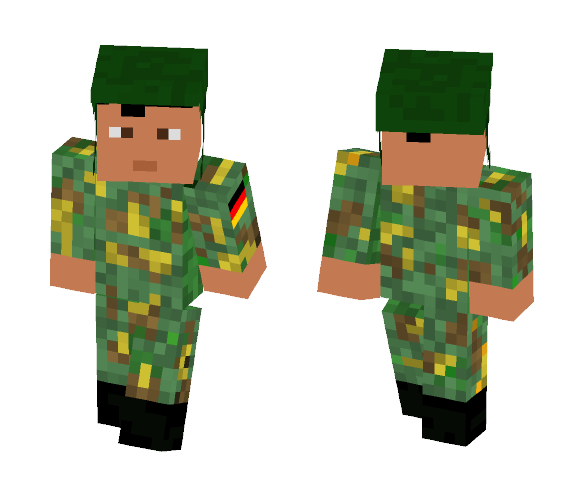 Bundeswehr Flecktarn - Interchangeable Minecraft Skins - image 1