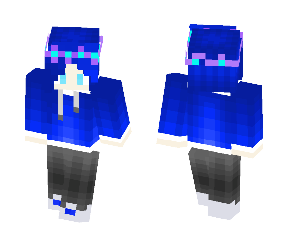 Blue - Female Minecraft Skins - image 1