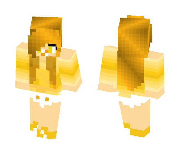 The Legendary Golden Baby Girl - Baby Minecraft Skins - image 1