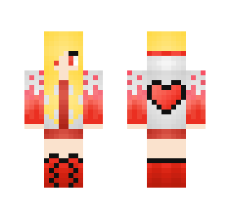 Burning Love Girl - Girl Minecraft Skins - image 2
