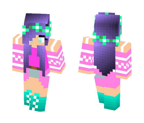 Cute Winter Girl - Cute Girls Minecraft Skins - image 1