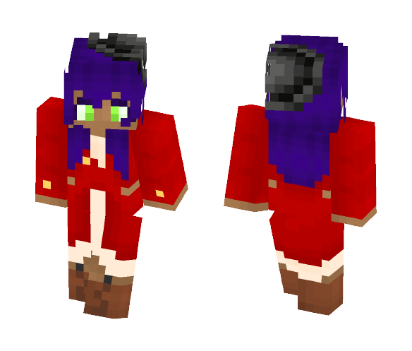 Red Pirate - Female Minecraft Skins - image 1