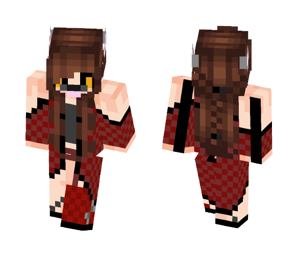 Download Free Wolf girl Skin for Minecraft image 1 Wolf girl - Girl Minecraft Skins - image 1