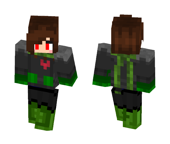StorySwapFell Chara - Female Minecraft Skins - image 1