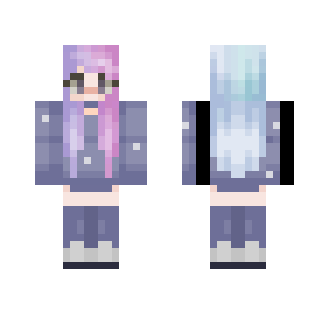 galaxy or cotton candy tbh - Interchangeable Minecraft Skins - image 2