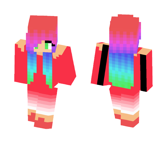Rainbow - Female Minecraft Skins - image 1