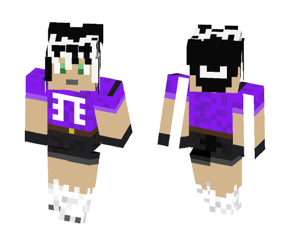 Download Free Panda Zan skin Skin for Minecraft image 1 Panda Zan skin - Female Minecraft Skins - image 1