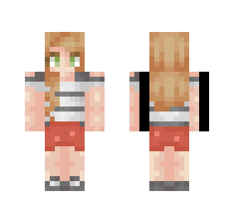 Red head summer girl