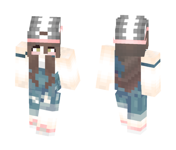 ♦ Brunette Pokemon Trainer ♦ - Female Minecraft Skins - image 1