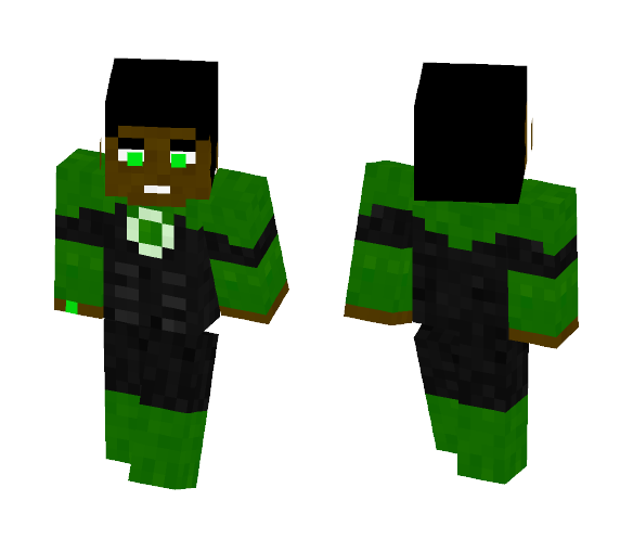 Green lantern | Jon Stewart - Comics Minecraft Skins - image 1