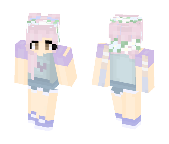 Pastel hair - Female Minecraft Skins - image 1