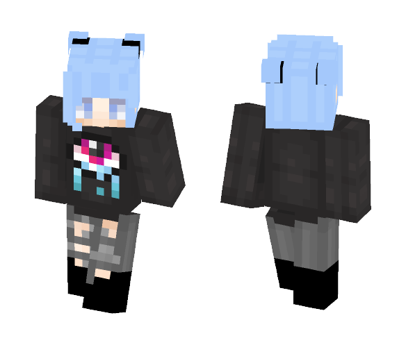 Edgy Teenager - Female Minecraft Skins - image 1