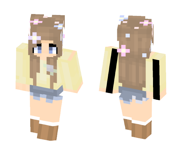 Flowers Galore | Minecraft Skin - Female Minecraft Skins - image 1